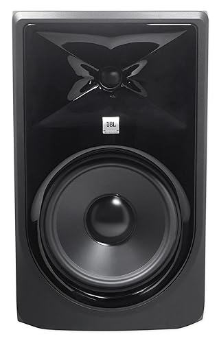 JBL Professional 308P MkII 8-Inch, 2-Way, Powered, Active Monitor Speaker for Near Field Music Production, Studio Monitor, Desktop Computer, Hi-Fi Audio. Sold individually, Black
