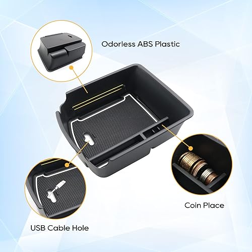 Vista 91 de LFOTPP Organizador de consola central Edge para 2021 2022 2023 2024 F o r d Edge Bandeja de consola [SE/SEL/ST-Line/Titanio/ST] Accesorios de borde