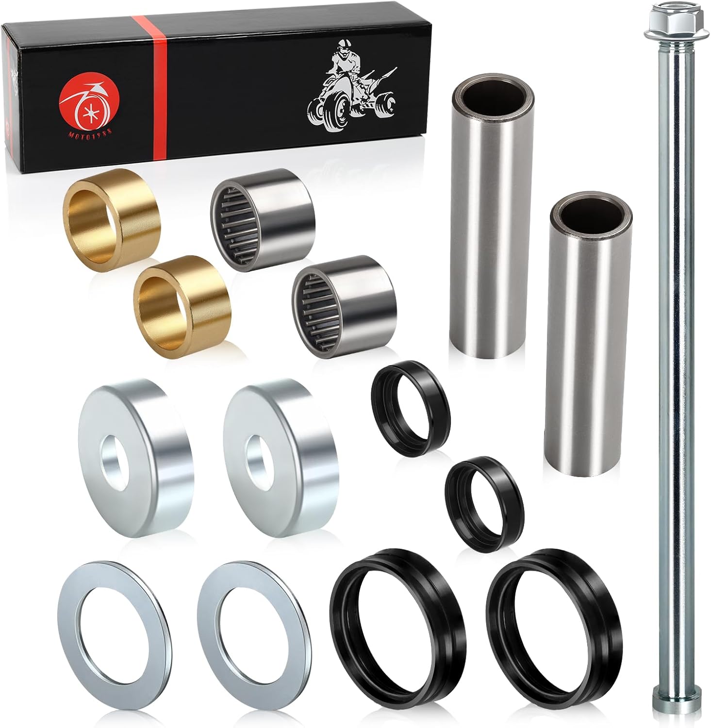 Swingarm Bearings & Seal & Pivot Shaft kit for Yamaha Raptor 700 700R 2006-2024