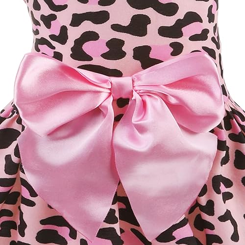 Miniatura 59 de PUPTECK Vestido de Navidad para perro, disfraz de cachorro, ropa para perros pequeños con falda de lazo, pijama Rojo (Navidad)