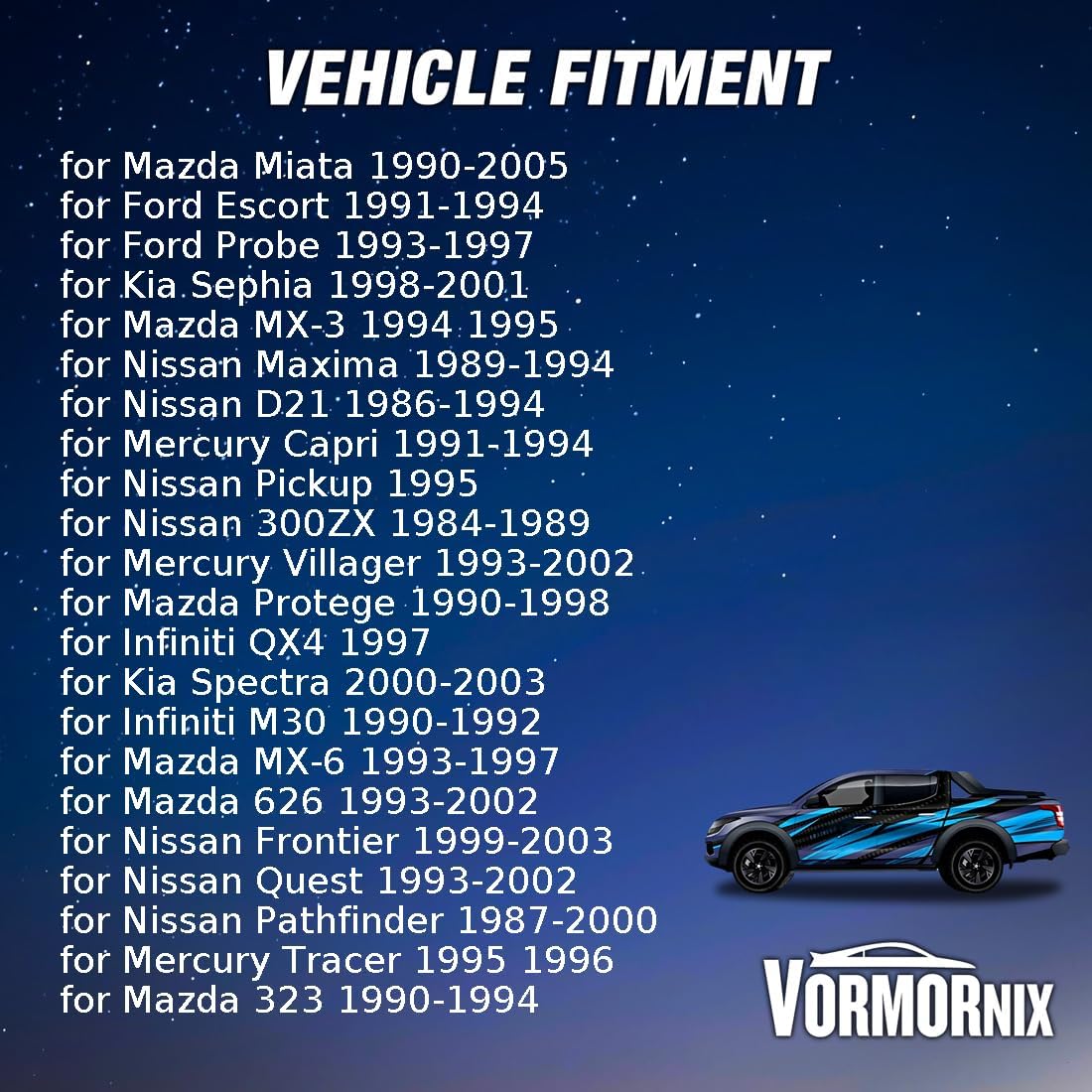 Front Engine Camshaft Seal for Mazda Protege 1995 1996 1997 1998 Replacement E92Z 6700-A, F285-10-602, F12Z 6700-A 2 X