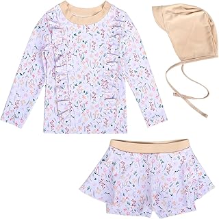 [Emfay] キッズ 水着 セパレート 小学生 子供 女の子 ラッシュガード スイムウェア