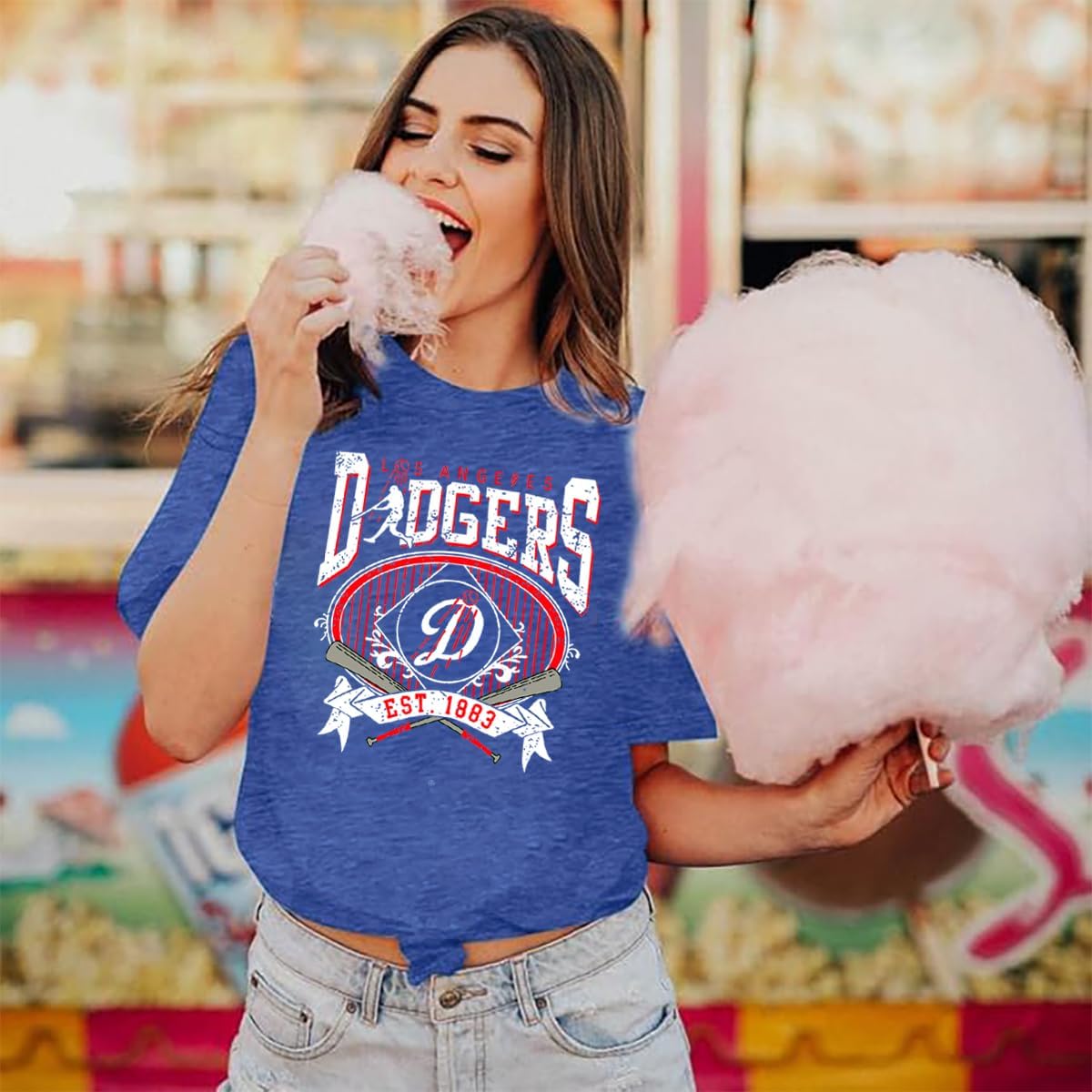 Baseball Shirt for Women Baseball Mom Tshirt Baseball Fan Shirts Baseball Season Game Day Short Sleeve Tee Top - Image 5