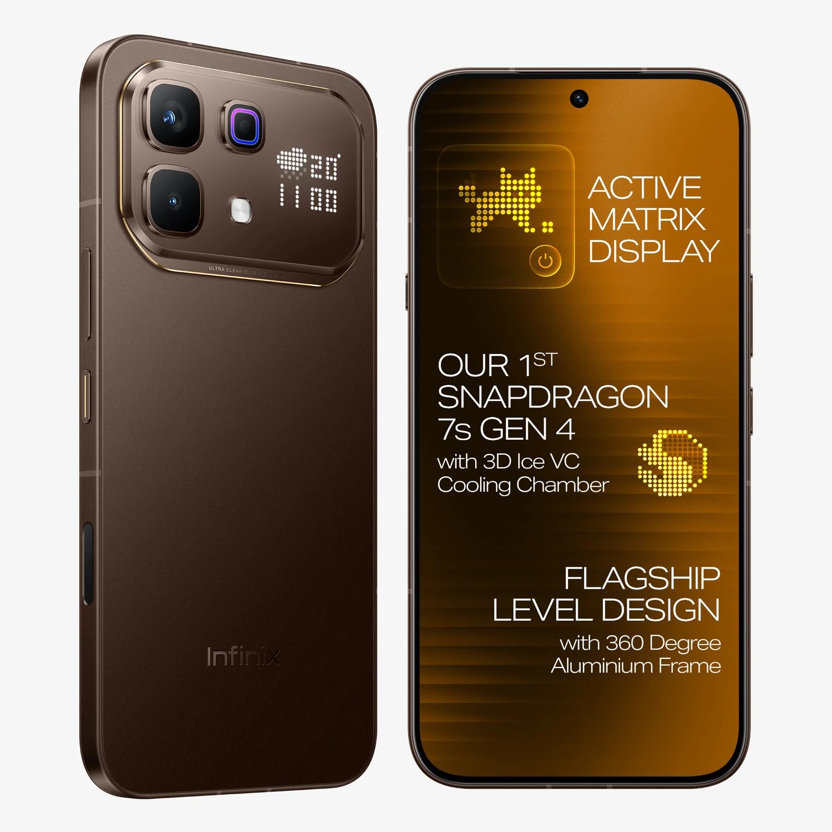 Infinix Note 60 Pro (Mocha Brown, 8GB RAM, 256GB Storage) | 50MP Camera | 6.78" FHD+ AMOLED Display | Snapdragon 7s Gen 4 | 6500mAh Battery | 5G Smartphone-image-3