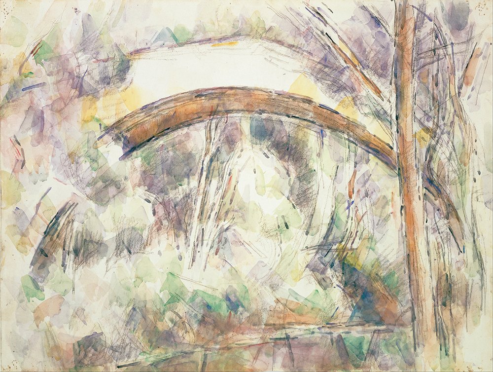 Lámina El puente de Trois-Sautets de Cézanne en papel mate de alta calidad