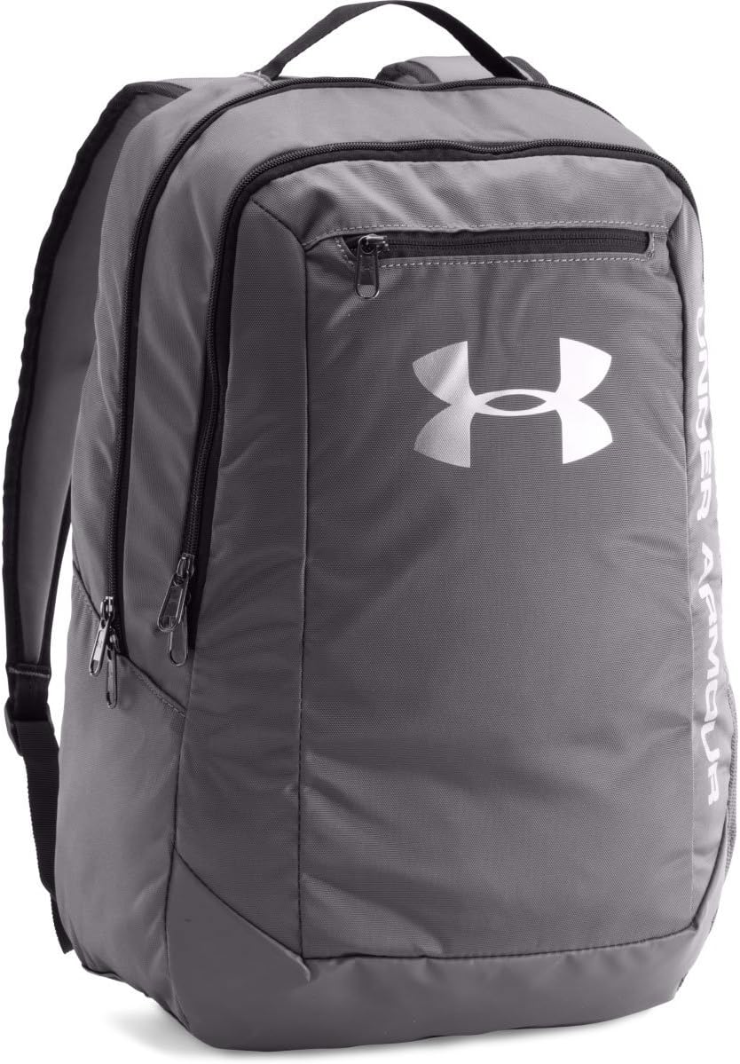 UA Hustle Backpack LDWR, Waterproof Bag with Two Compartments and Laptop Storage Men