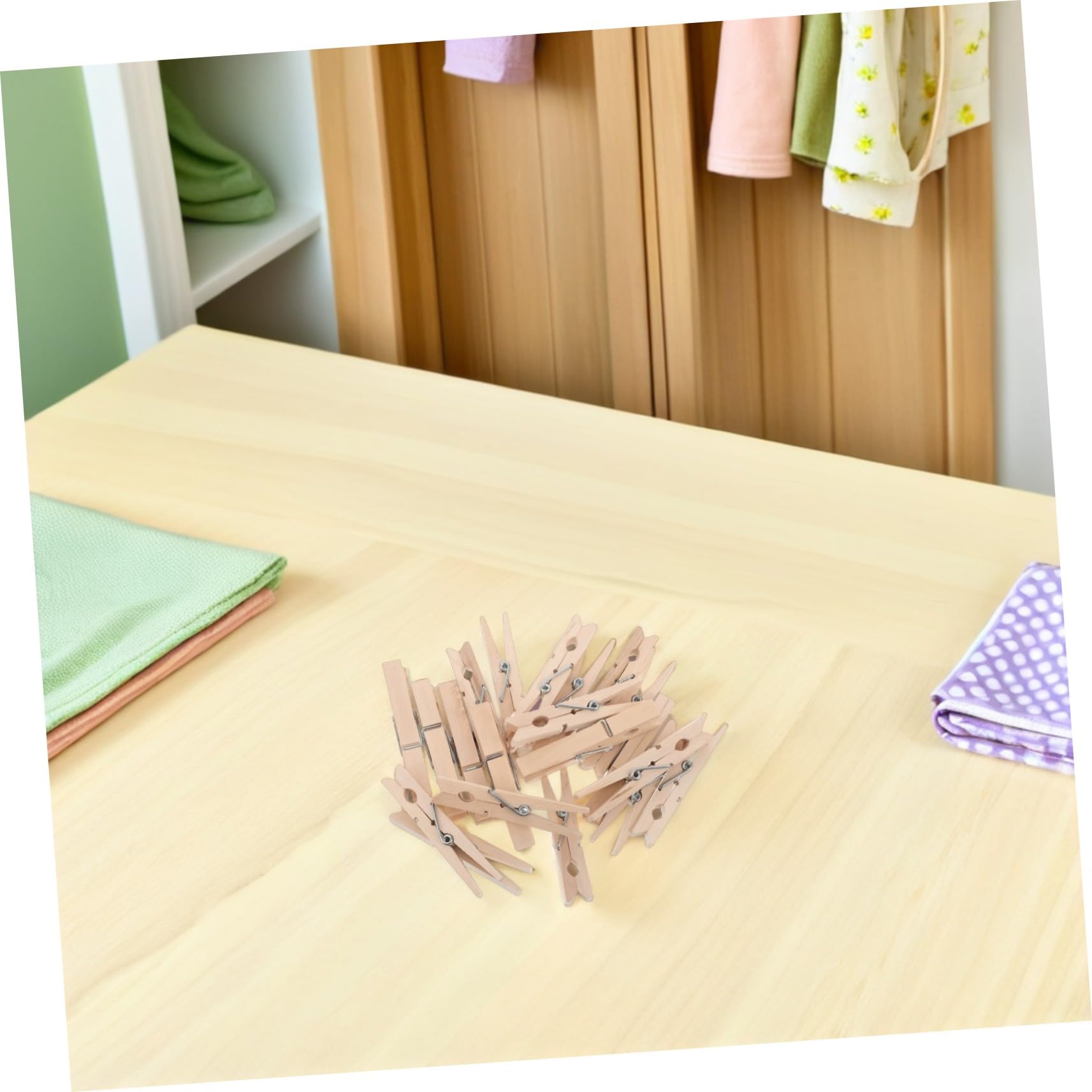 IMIKEYA 150 Pezzi Mollette in Multifunzionali per Bucato Clip Piccole Riutilizzabili per Asciugare Calze e Pantaloni Resistenti e Delicate sui per Viaggi e Uso Quotidiano