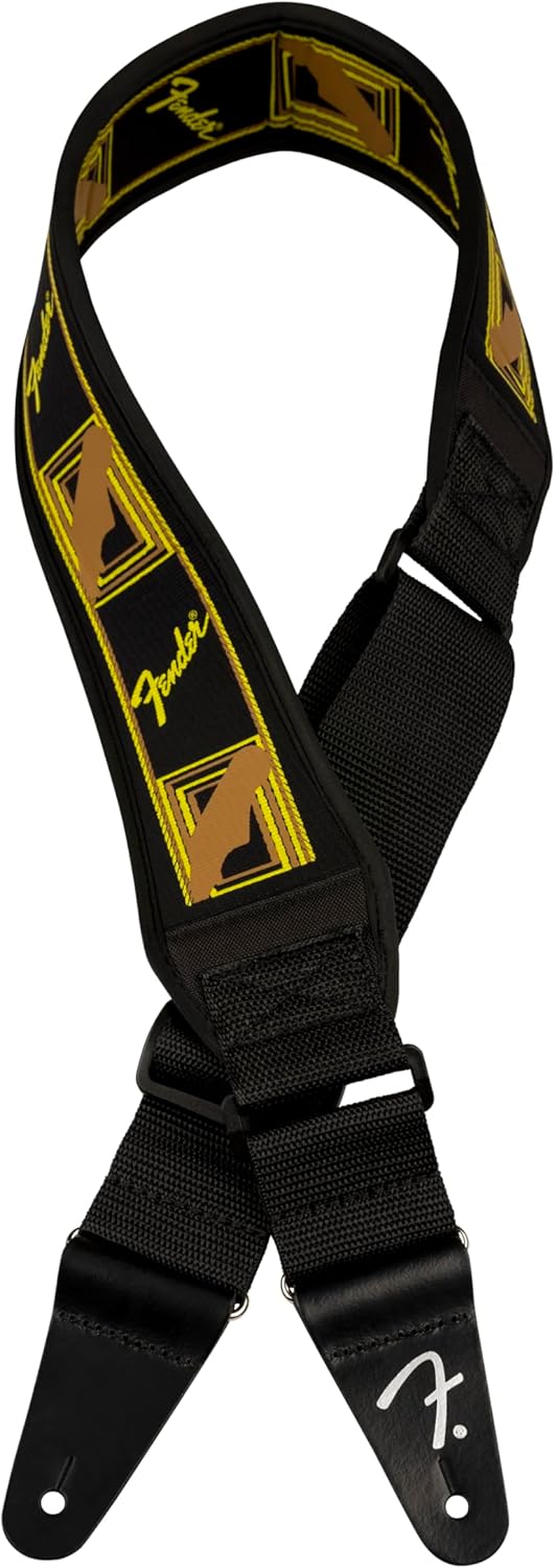 Swell� Neoprene Strap, Black, Yellow and Brownn Mono, 2.5"