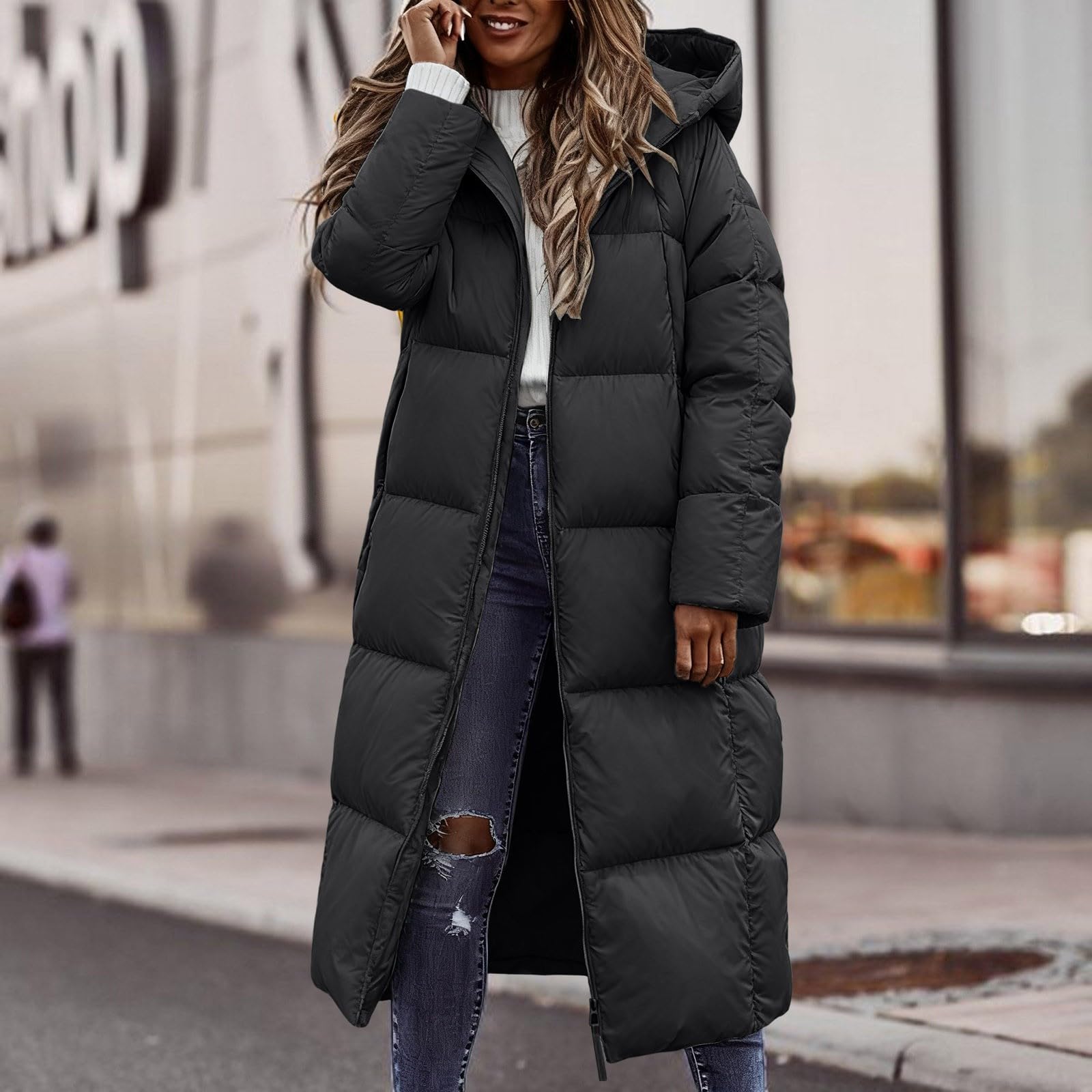 Abrigos De Invierno Para Mujer Abrigo Mujer Tallas Grandes Abrigos Casaca Invierno Abrigo Chaquetón Chaquetones Paño Plumifero Largo Largo Gabardina De Acolchado Largos Parkas Parka Chaquetón