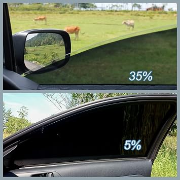 Window Tint Film for Cars 5% VLT 20in x 10Ft Ceramic Window Tints, Blocks 99% UV & IR Rays, Heat Resistant Anti Glare Film for Windshield, Scratch Resistant Sun Shade Auto Tint Roll