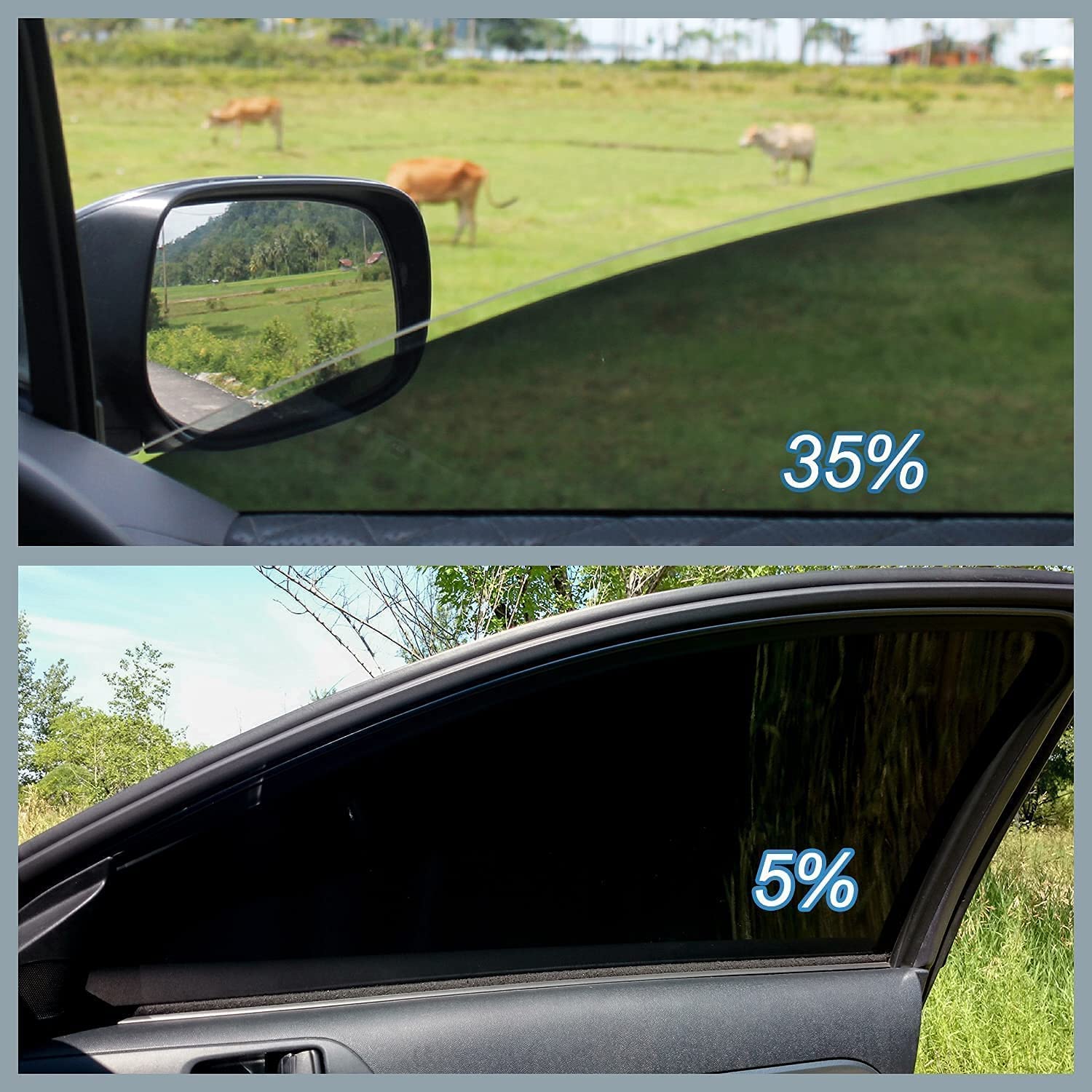 Amazon.com: Window Tint Film for Cars 5% VLT 20in x 10Ft Ceramic