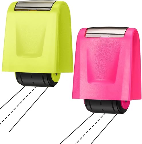 Miniatura 1 de Sherr 2 sellos de rodillo para el aula del profesor, debe tener, línea discontinua, escritura a mano, regalo de vuelta a la escuela, regalo para