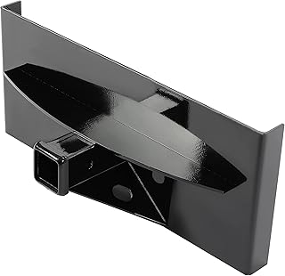 ECOTRIC 1/4" Mini Skid Steer Attachment Plate Compatible with Boxer Ramrod Toro Dingo Ditch Witch Finn Thomas Vermeer Tractor Loader Skid Steer 2" Receiver Hitch Mount Plate Steel Black