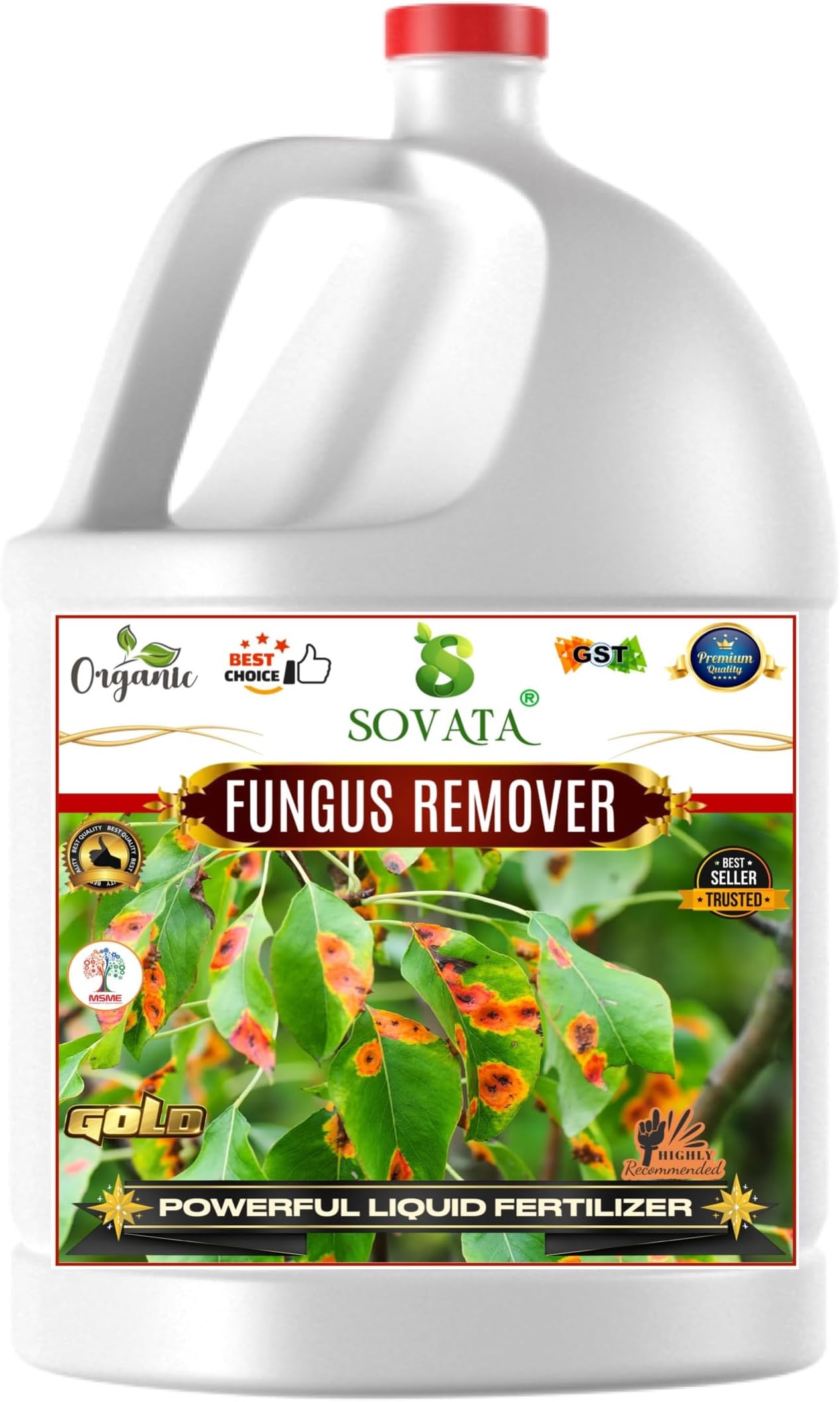 Fungus Remover, Essential Organic Powerful Liquid fungicide for Removing All Types of Fungi Infections from Plants. (1000 ml)