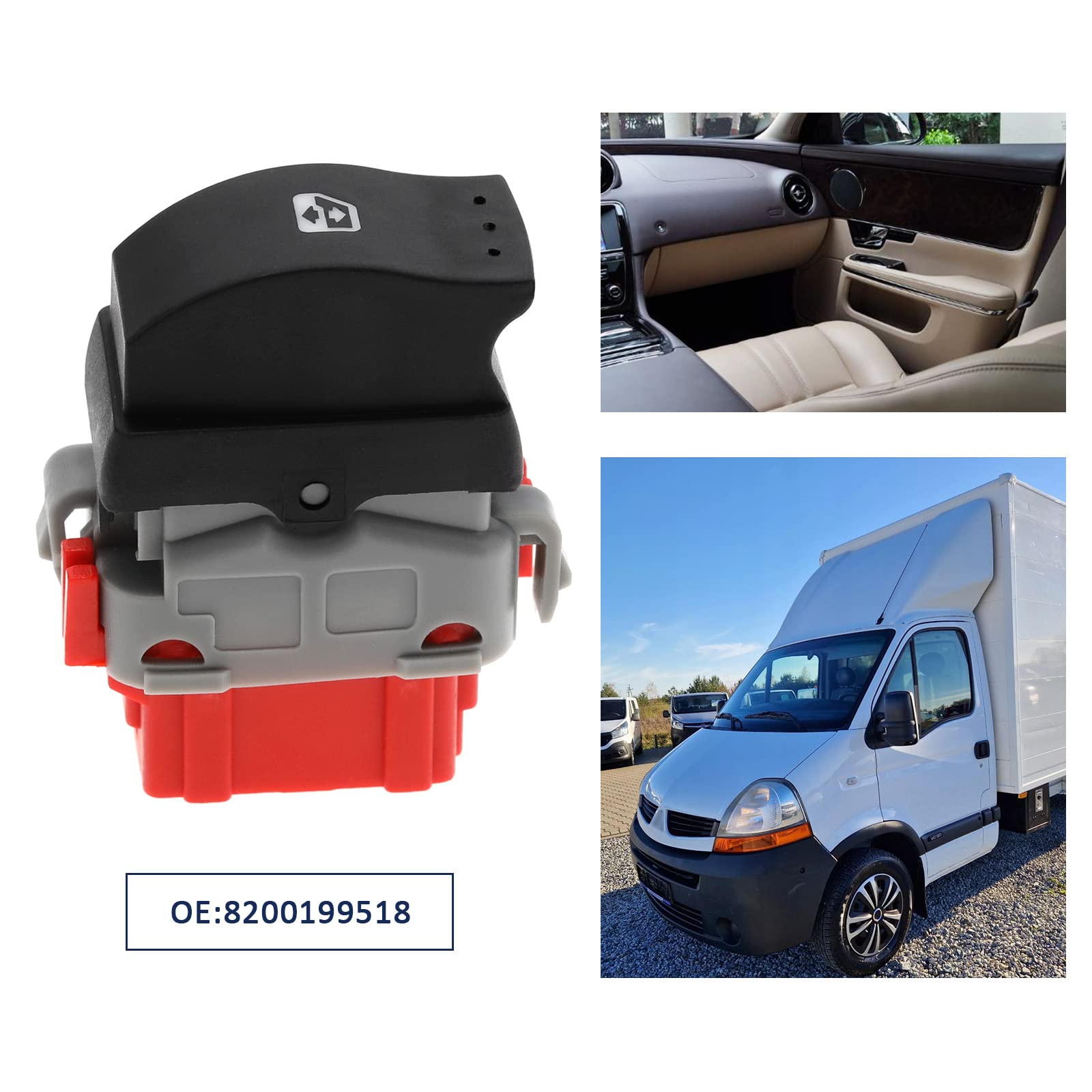 M MODECAR - Compatible Avec Renault Master II 1998- Interrupteur D