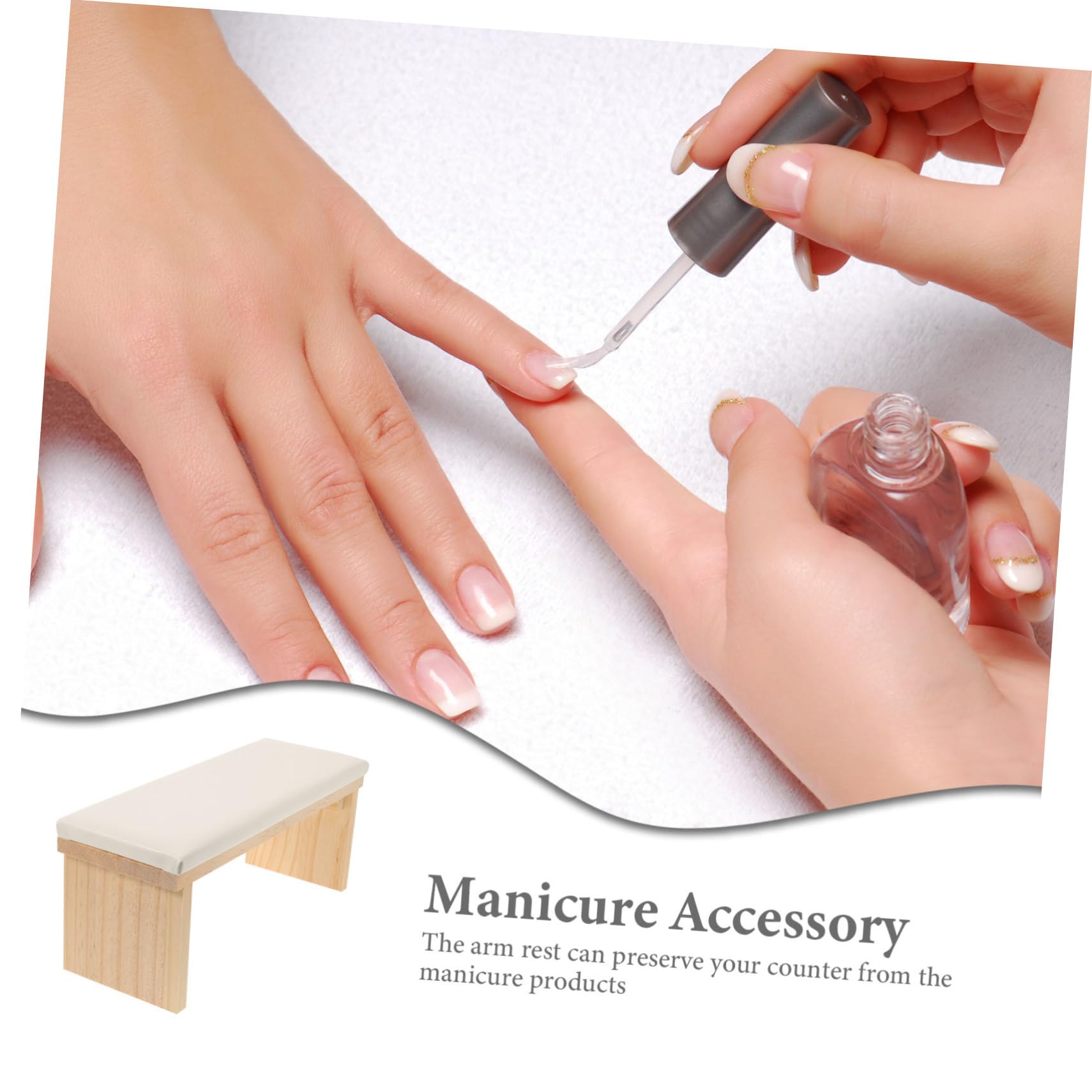 Homoyoyo Cuscino Poggiamani Per Manicure Art Supporto Per Polsi e Mani Materiale Resistente e Facile Da Pulire Per Salone Di Bellezza