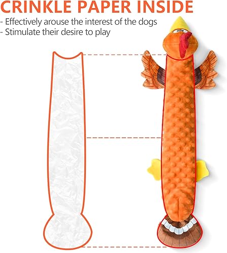 Miniatura 2 de Senneny Juguetes para perros sin relleno, Turquía