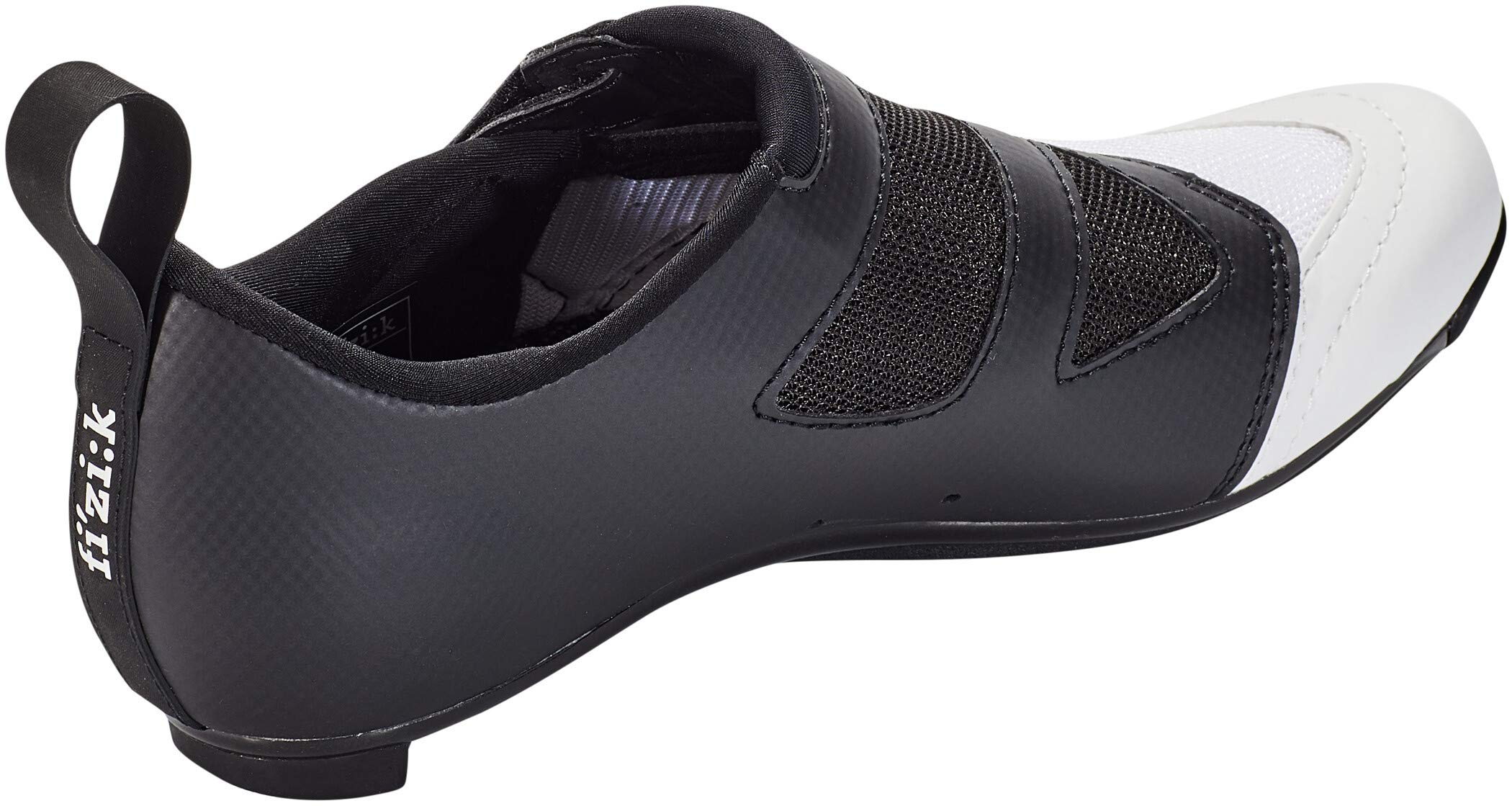 Fizik Unisex-Adult Transiro Powerstrap R4 Road-Biking-Shoes, Black/White, 12-12.5