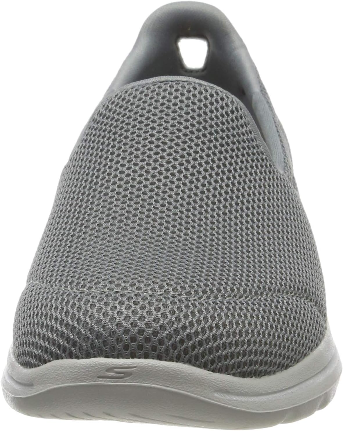 Skechers Women's Go Walk 5 Trainers 3 UK Grey Gray Textile Trim Gry
