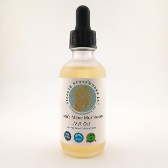 Lion's Mane Liquid Gourmet Flavor Sweet & Savory Culinary Mushroom Glaze 2oz
