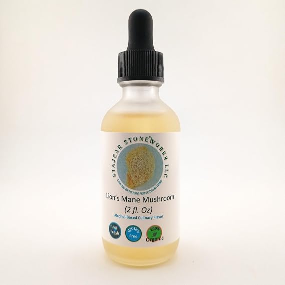 Lion's Mane Liquid Gourmet Flavor Sweet & Savory Culinary Mushroom Glaze 2oz