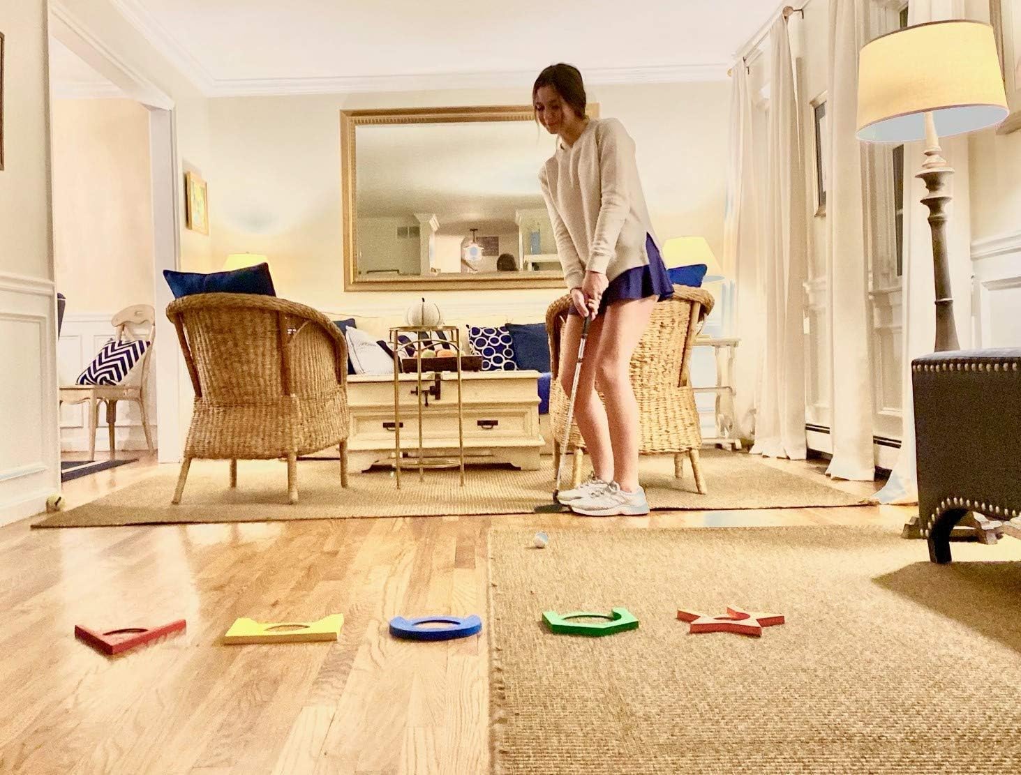 In Shape Golf- A Putting Game, Fun New Game to Play with Family and Friends, All Ages, Golfer Gift, Indoor Golf Game