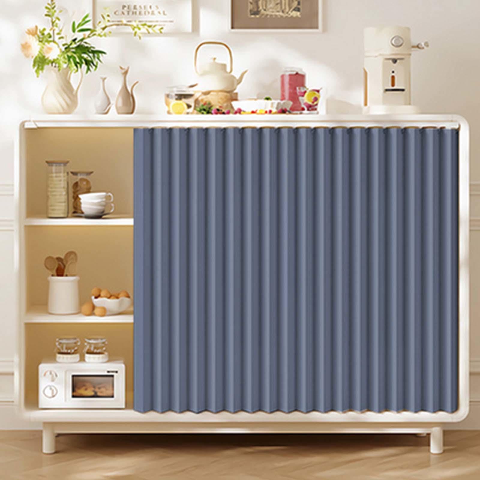 Rideaux de cuisine résistants à la poussière et rideaux sous évier pour décoration d'intérieur