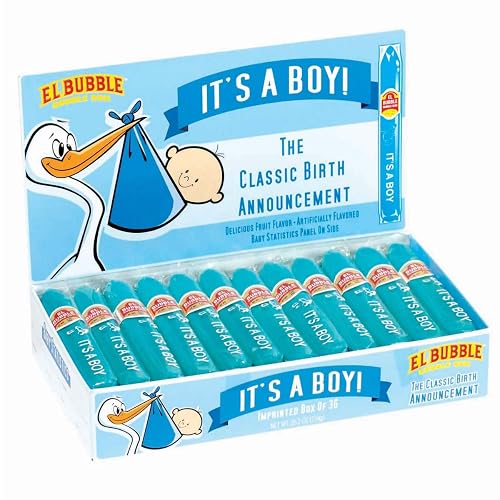 Dubble Bubble It's a Boy! Blue Bubble Gum Gender Reveal