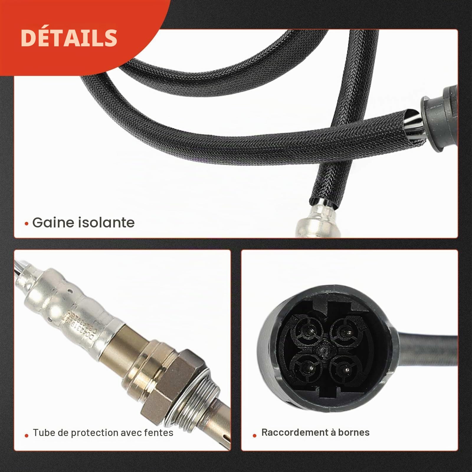 Frankberg Sonde lambda avantaprès catalyseur 11781433940