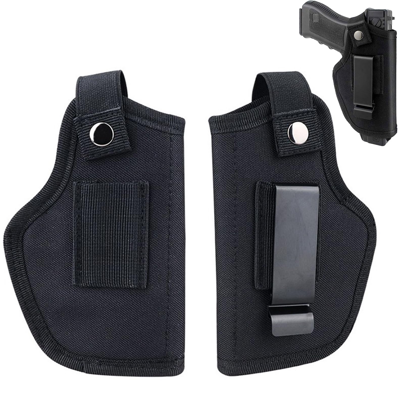 KAIYAYA 2 Pezzi Fondina da Trasporto Nascosta,Pistola Interna o Esterna per Mano Sinistra e Destra Fondina Beretta da Cintura per Pistola Custodia IWB/OWB destra e sinistra adatta per S&W M&P Shield G