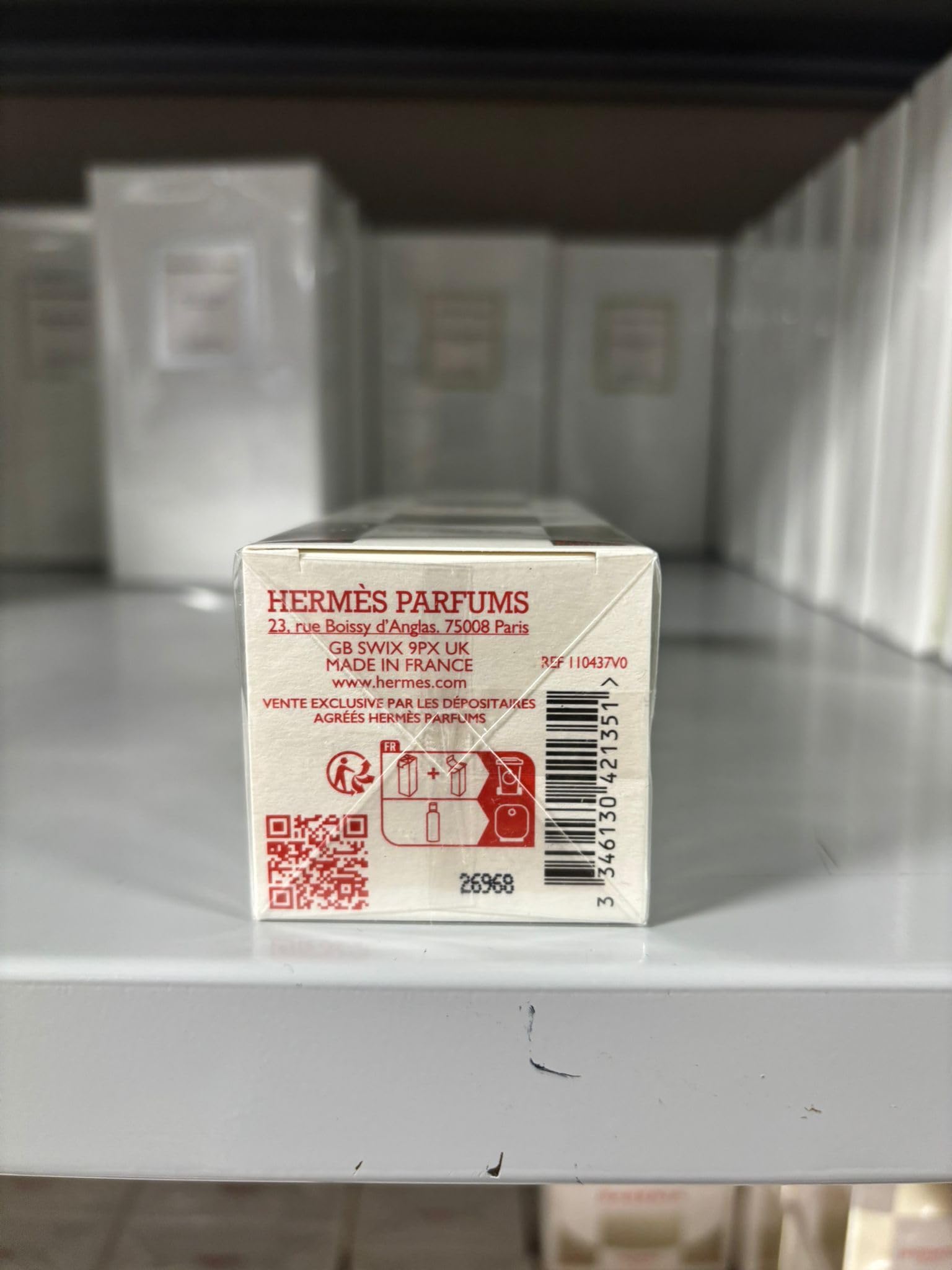 Hermes Barénia Edp Recharge 125 ml