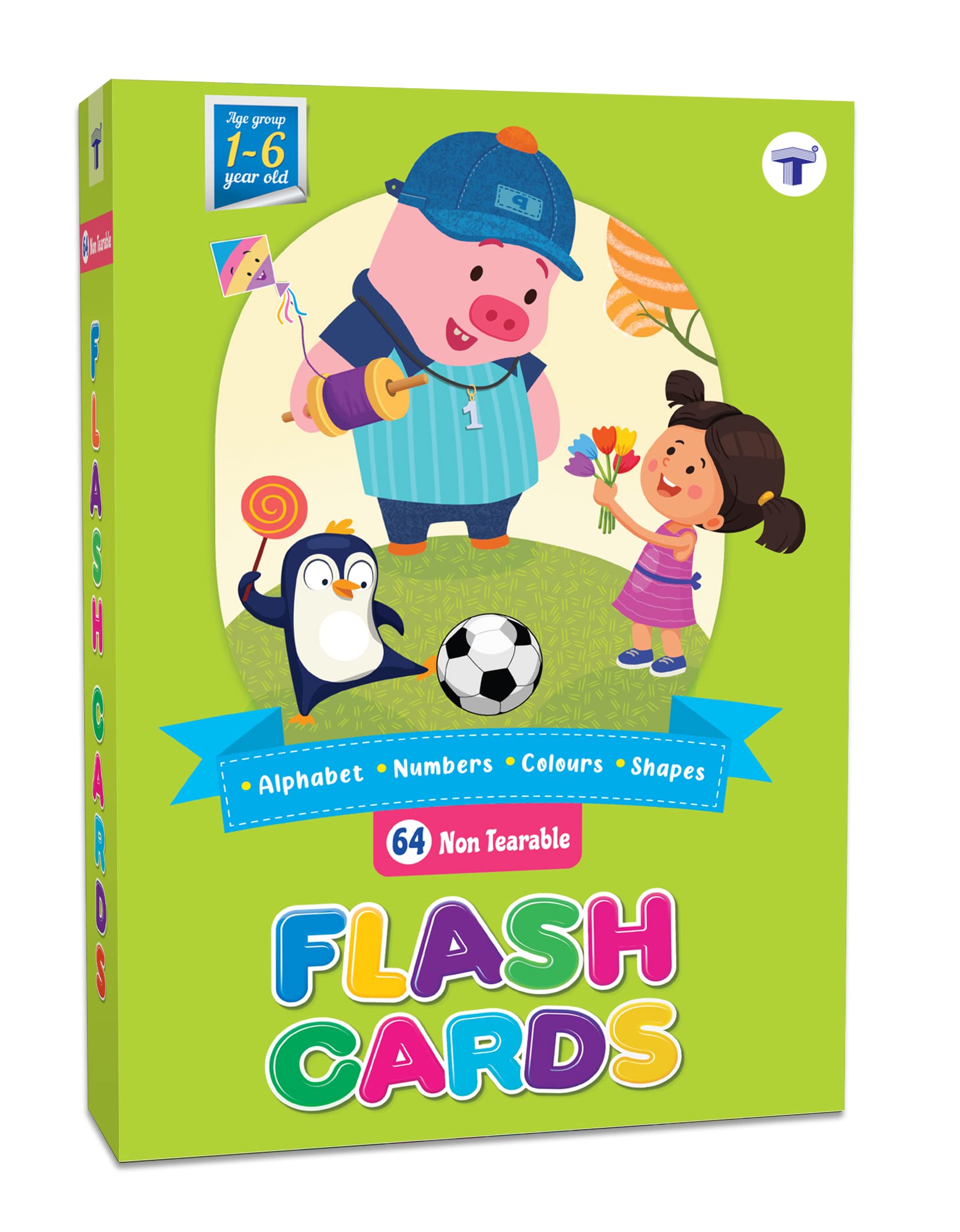Flash Cards for Kids Learning Toys Alphabet, Numbers, Colours and
