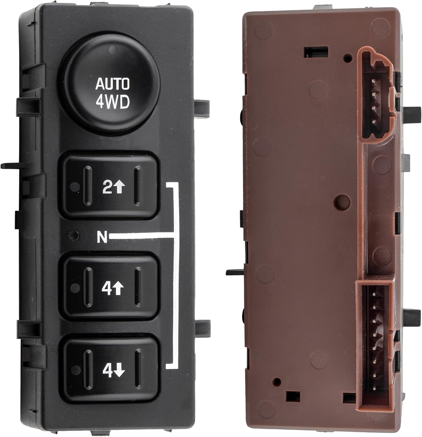 BOXI 4WD 4-Wheel Drive Switch with Auto 4WD Button Fits for Cadillac Escalade 2006-2007 / for Chevy Avalanche Silverado Suburban Tahoe/for GMC Yukon XL Sierra 2003-2007 | Replaces 15136039 15164520