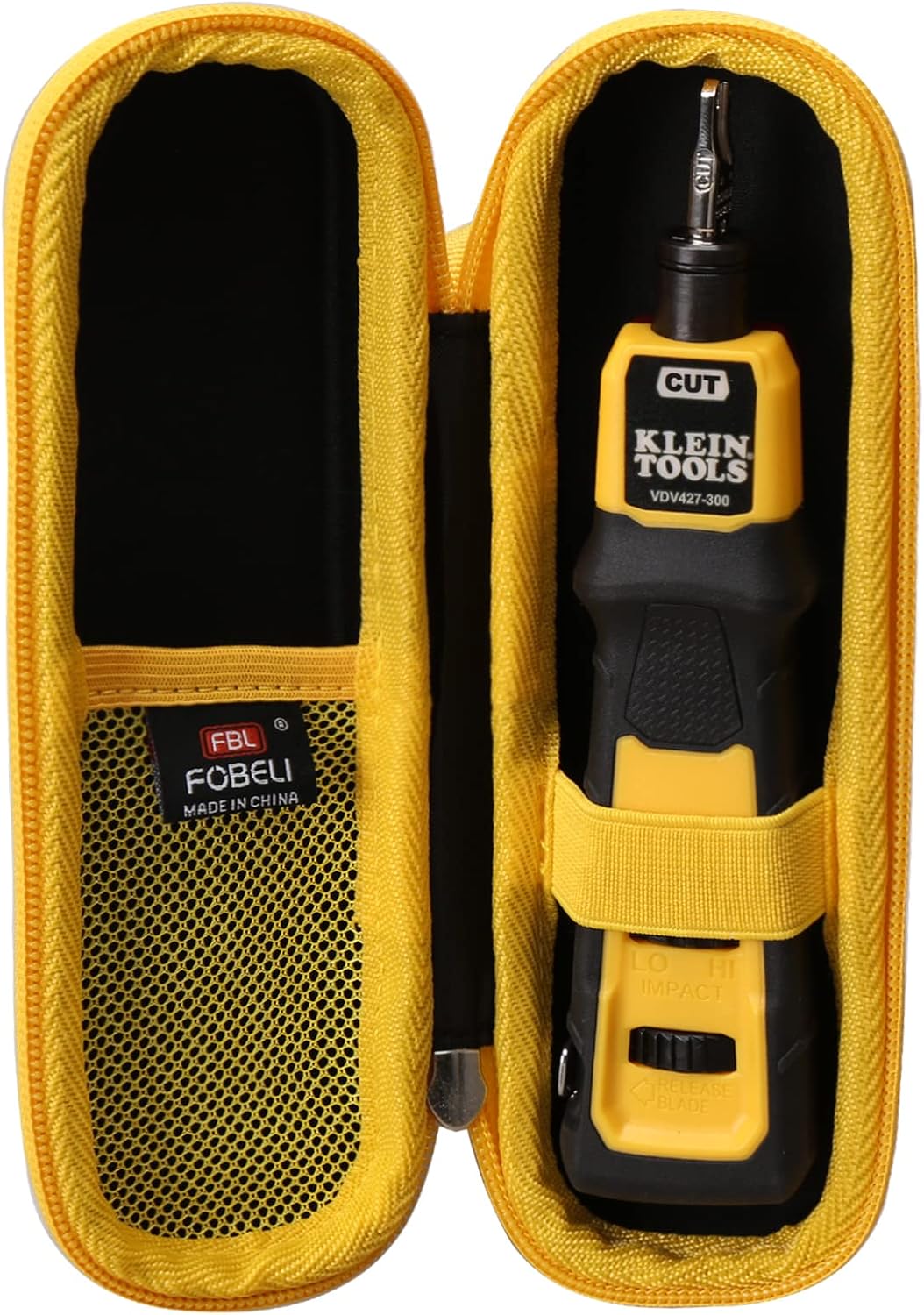 FBLFOBELI Hard Carrying Case Compatible with Klein Tools VDV427-300 impact punchdown tool