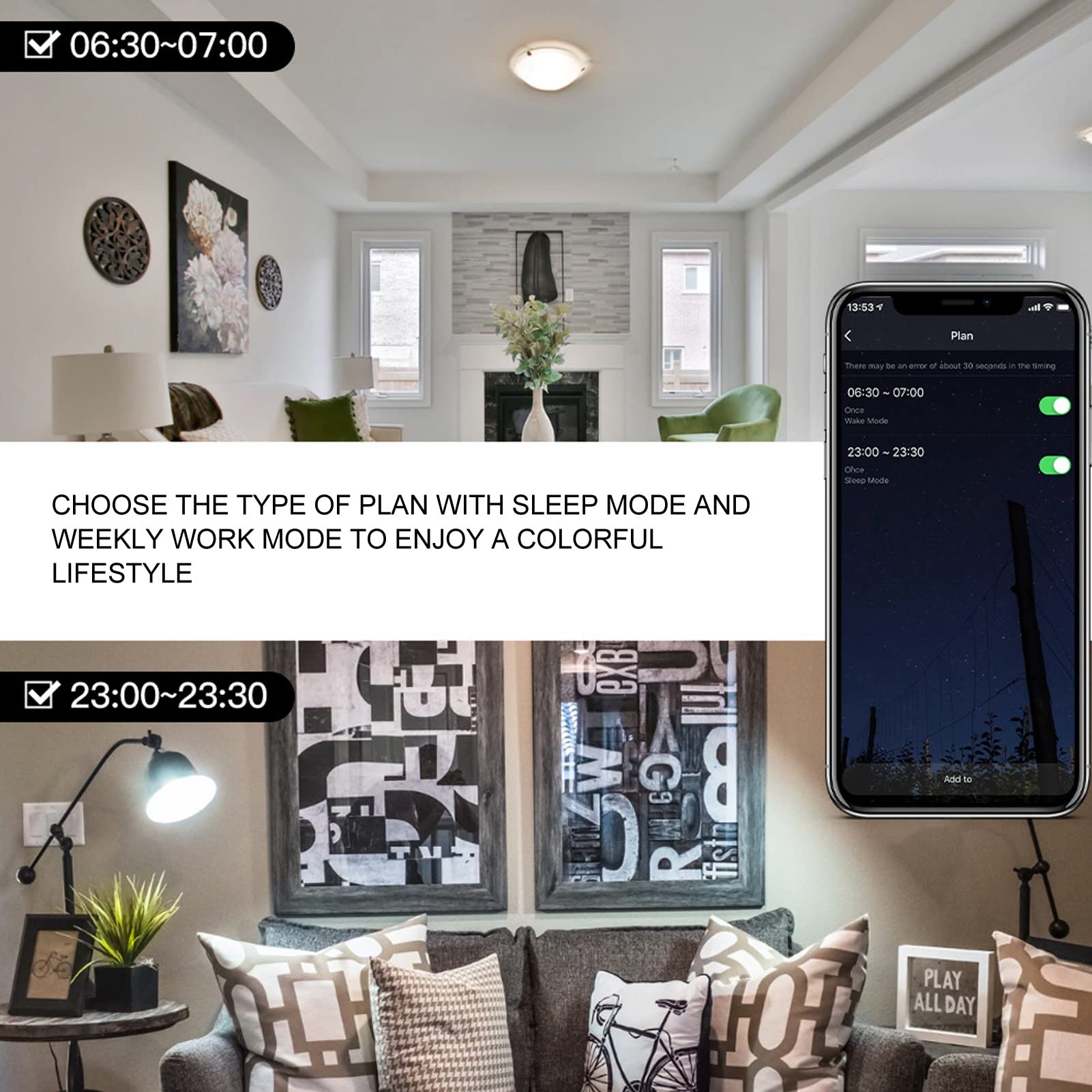 Bombilla Inteligente WiFi LED Regulable, Juego de 4 Uds. Para el