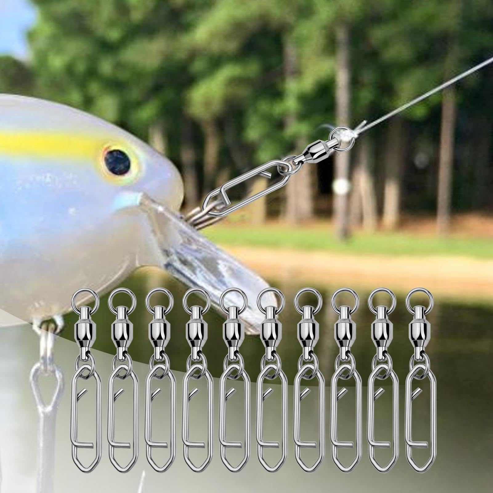 ÉMERILLONS DE PÊCHE En Eau Salée Kit Outil Canne À Moulinet Sur Glace