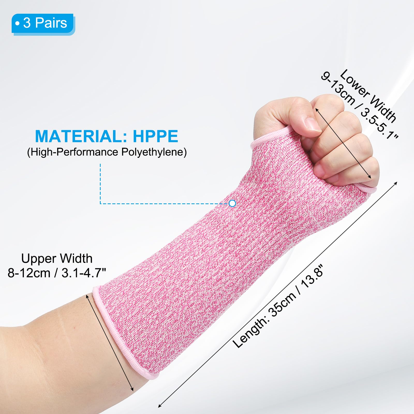PATIKIL 14 Inch Cut Resistant Sleeve - Image 2