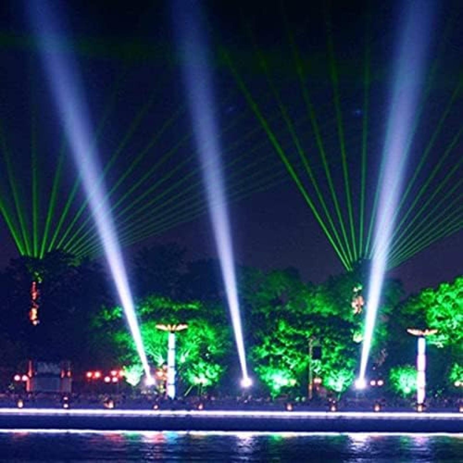 Reflektor Led Beam Light - Led Spot Lights, 10W LED Light Beam Reflektory Zewnętrzne Oświetlenie Budynków Oświetlenie LED Dalekiego Rzutu Dach Czerwony Zielony Niebieski Żółty RGB Imprezowe Reflek
