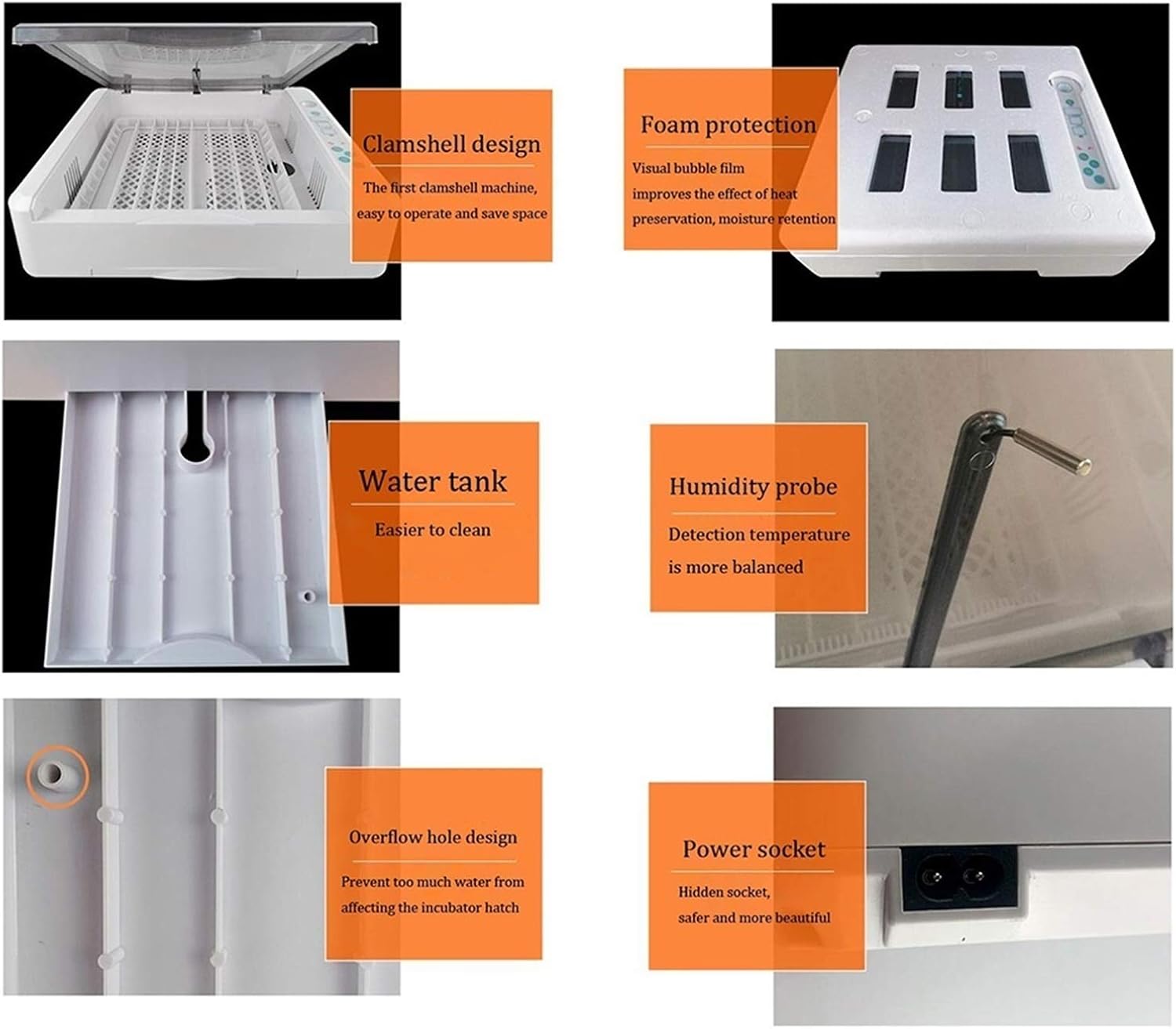 BSNANCA Incubator Design Features