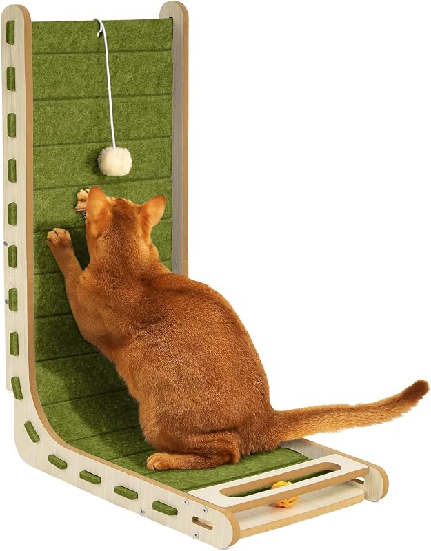 Tapete Arranhador de Feltro para Gatos, Modelo CSP2401, Verde, 76,2 cm