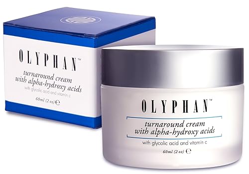 Miniatura 2 de OLYPHAN Crema de ácido alfa hidroxi para la cara, la mejor crema hidratante facial exfoliante de ácido glicólico, crema antienvejecimiento con AHA