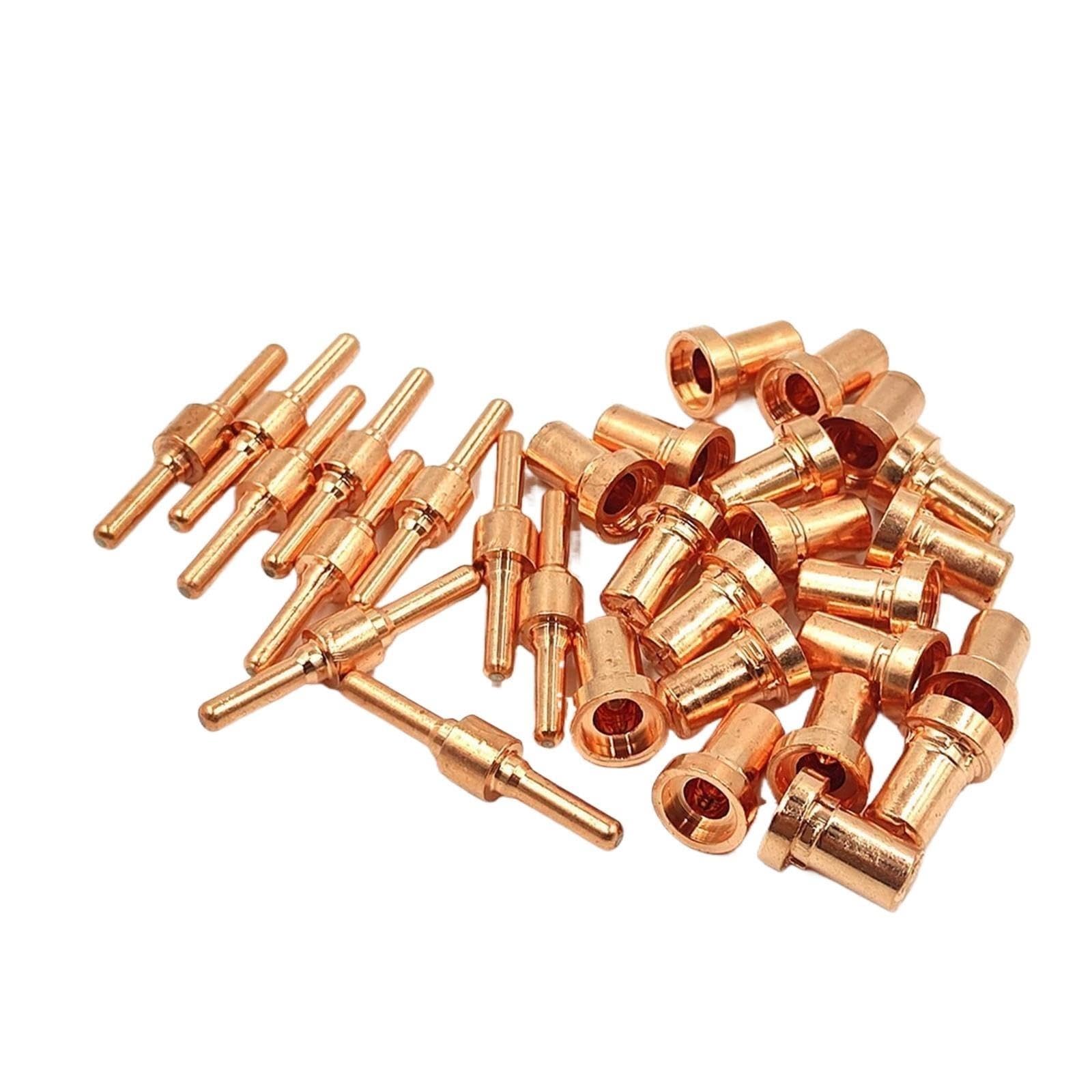 65 Pieces Of Plasma Cutter Tip Electrode Nozzle Kit, PT31 Cutting 30 40 50