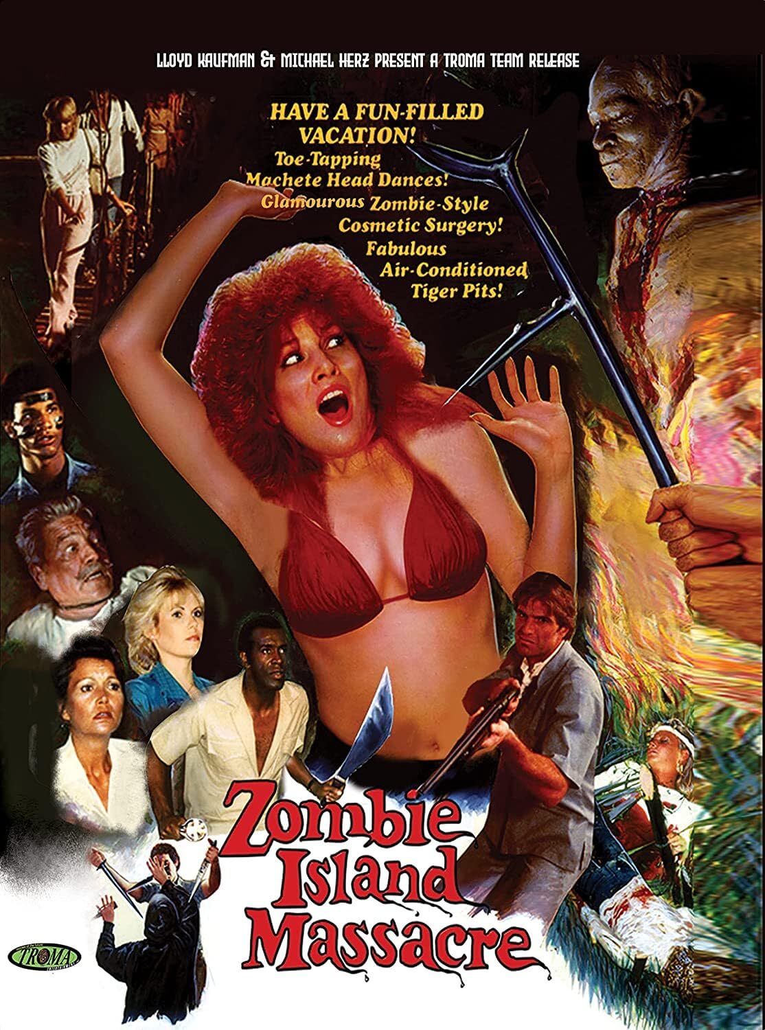 Zombie Island Massacre Blu-ray película de culto zona USA terror clásico zombis