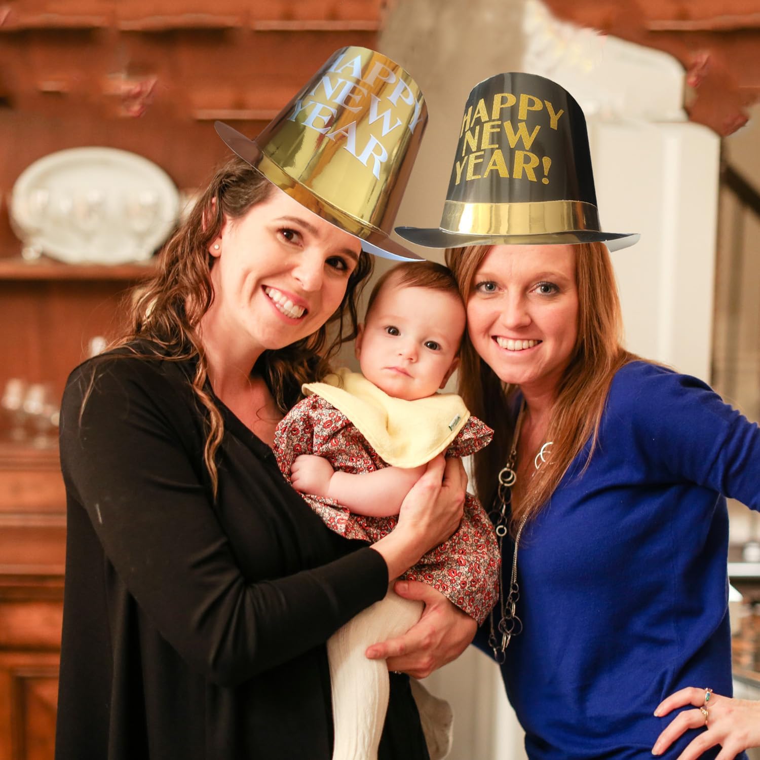 New Years Eve Party Supplies 2026, 12 PCS New Year Hat Top Hat for Men and Women New Year Party Accessories - Image 6