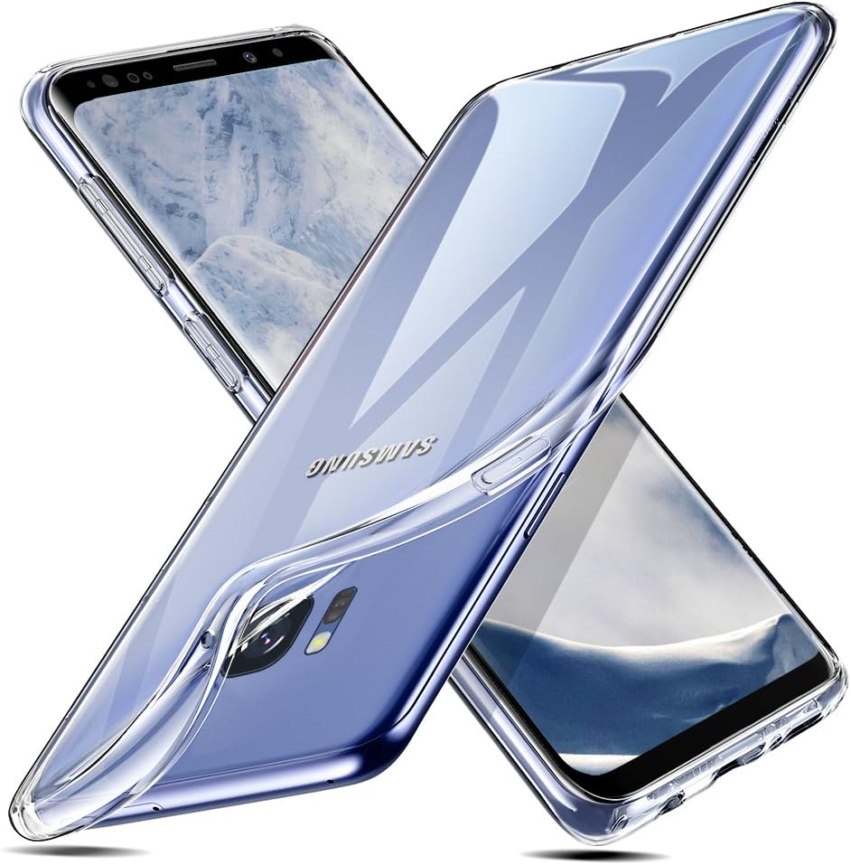 ESR Samsung Galaxy S8 Plus Case, Transparent Soft TPU Case Cover [Liquid Crystal] [Ultra-Thin] [Slim Fit] for Samsung Galaxy S8 Plus (2017) - Crystal Clear