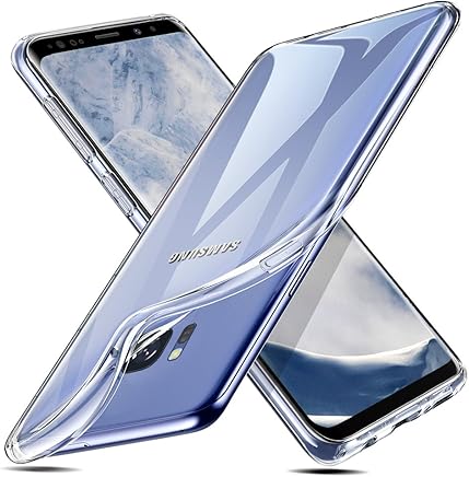 ESR Funda para Samsung Galaxy S8, Funda Transparente Suave TPU Gel [Ultra Fina] [Protecci?n a Bordes y C?mara] [Compatible con Carga Inal?mbrica] Compatible Samsung Galaxy S8 - Transparente
