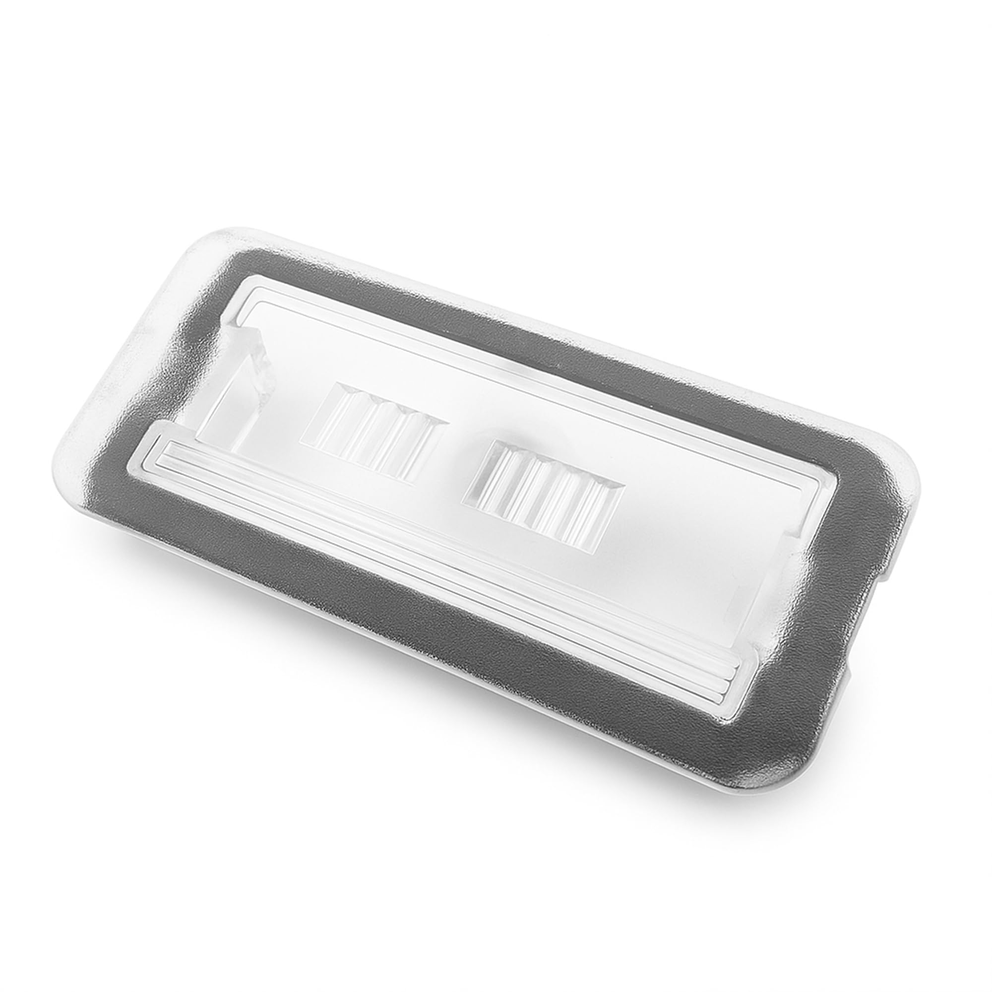 2 x luci posteriori per targa auto, copertura trasparente per Fiat 500, Abarth 500 2007-2022 | OEM 51800482