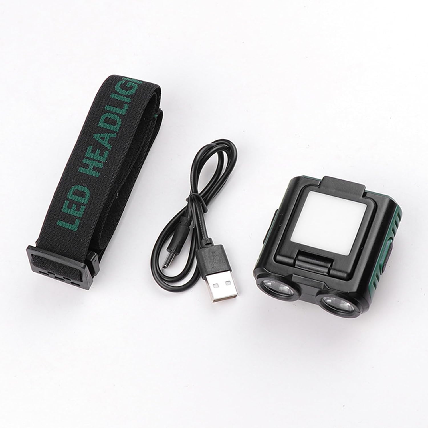 GRACETOP LED Small Flashlight, 350Lumens Clip on Cap Light Light, Portable USB Rechargeable Pocket Lights with 5 Modes Compact Baseball Cap Lights Indoor and Outdoor for Walking