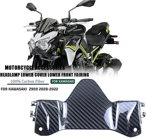 Miniatura 7 de Pro Taper Frame Fairings Motorcycle Carbon Fiber Lower Front Headlight Cover Headlamp Under Protector Fairing For KAWASAKI Z900 2020-2022 Powersport