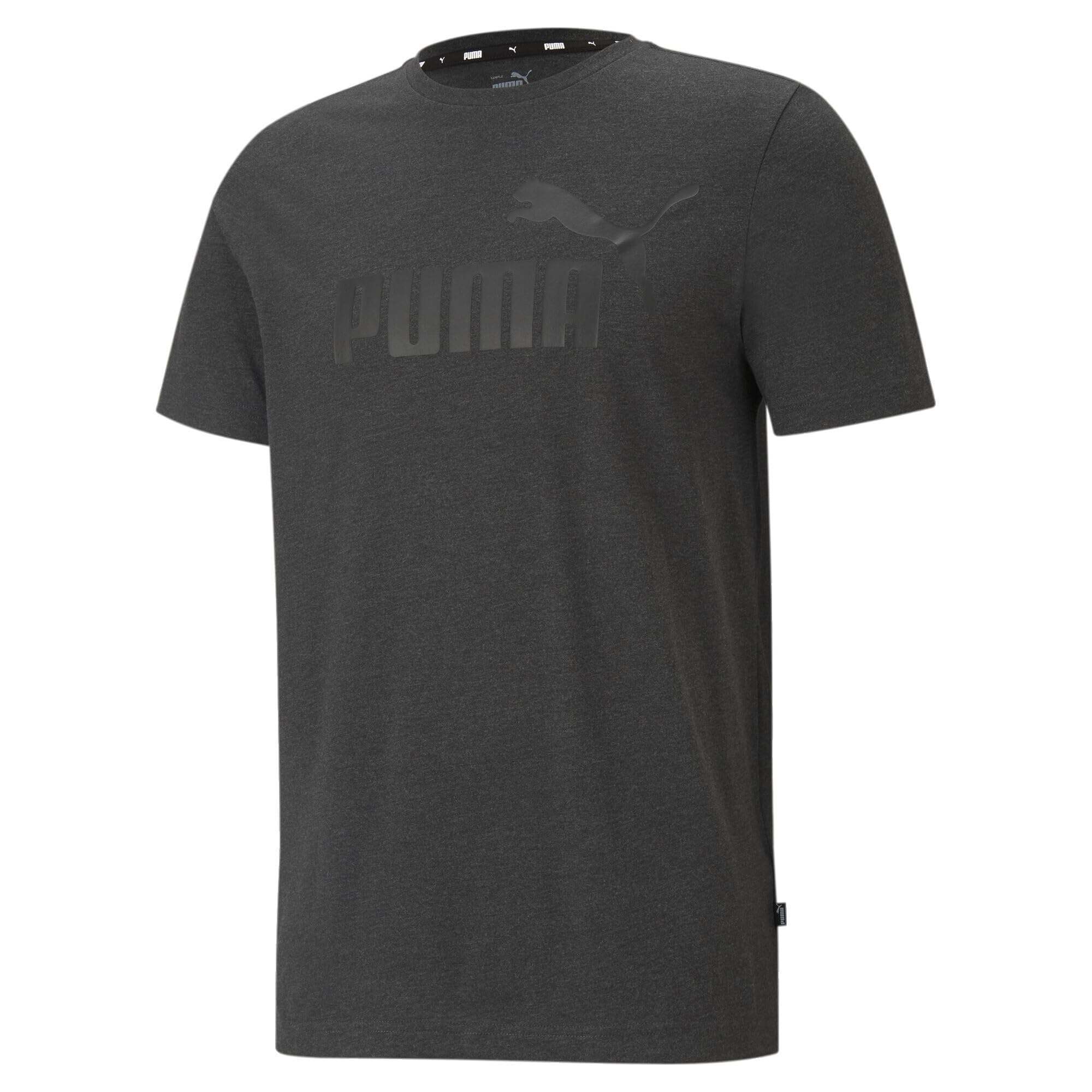 T-Shirt Puma ESS Heather pour Homme - Style Intemporel en Polyester Recyclé